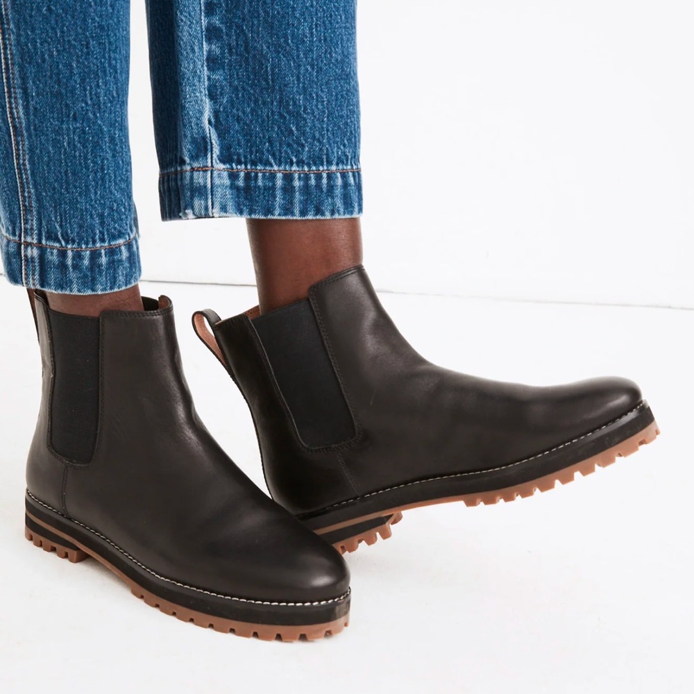 NWOT Madewell The Ivy Chelsea Boot Black 9
